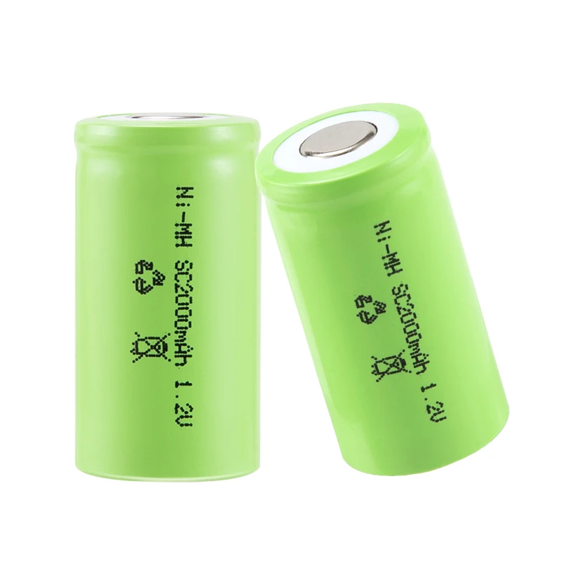 Preferential price SC battery 1.2V 1000mAh 2000mAh 3000mAh NimH rechargeable battery