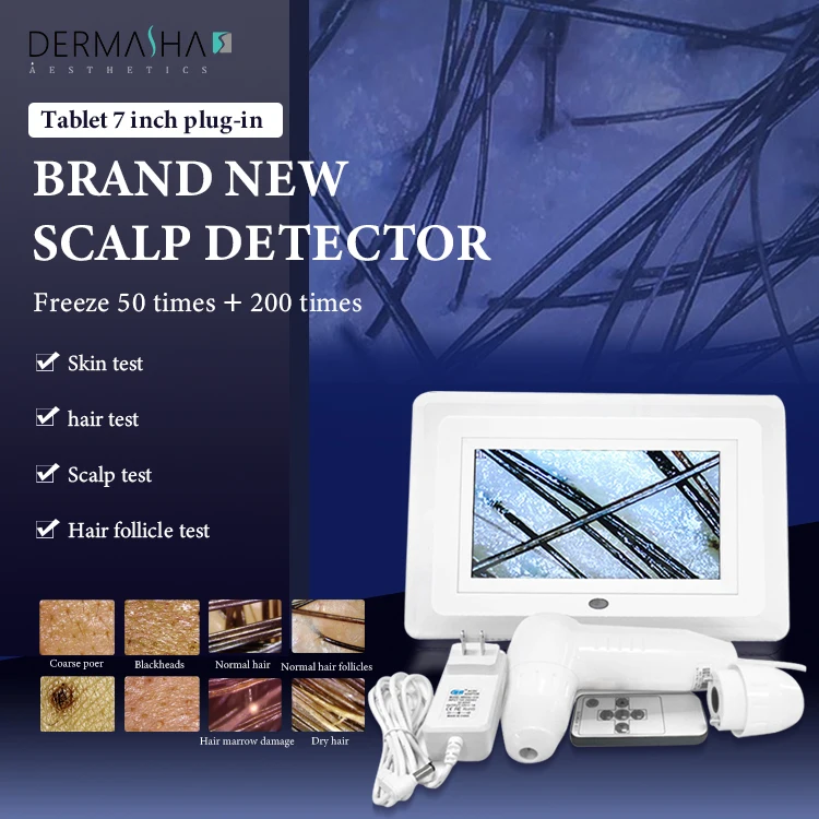 Wholesale Price Apparatus Hair Facial Skin Test Skin Analyzer for Beauty Salon Digital skin analyzer hair scalp machine