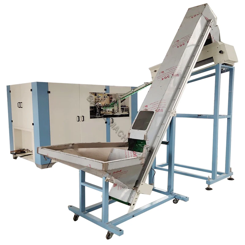 Хорошее качество, хорошее послепродажное обслуживание, полностью автоматическая машина для выдувного формования пластиковых бутылок с минеральной водой из ПЭТ с 4 емкостями