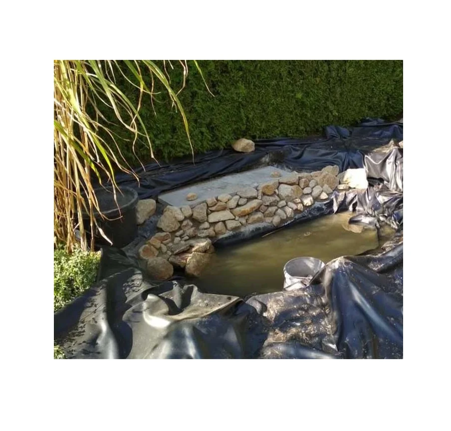60mil koi pond bridge outdoor fountain keramik EPDM rubber plastic kio fish farming for fish kio ponds