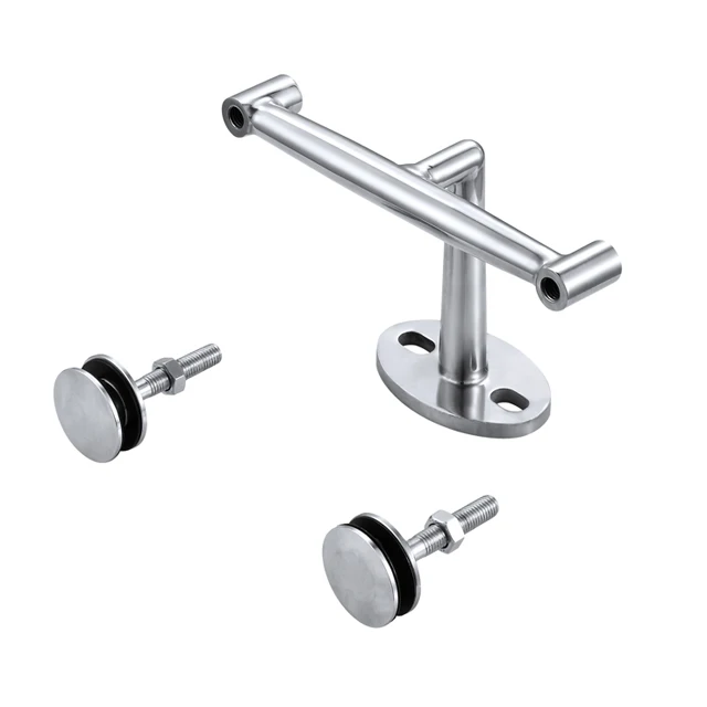 Glass Balustrade Canopy Spider Routel Clamp Glass to Glass Connector