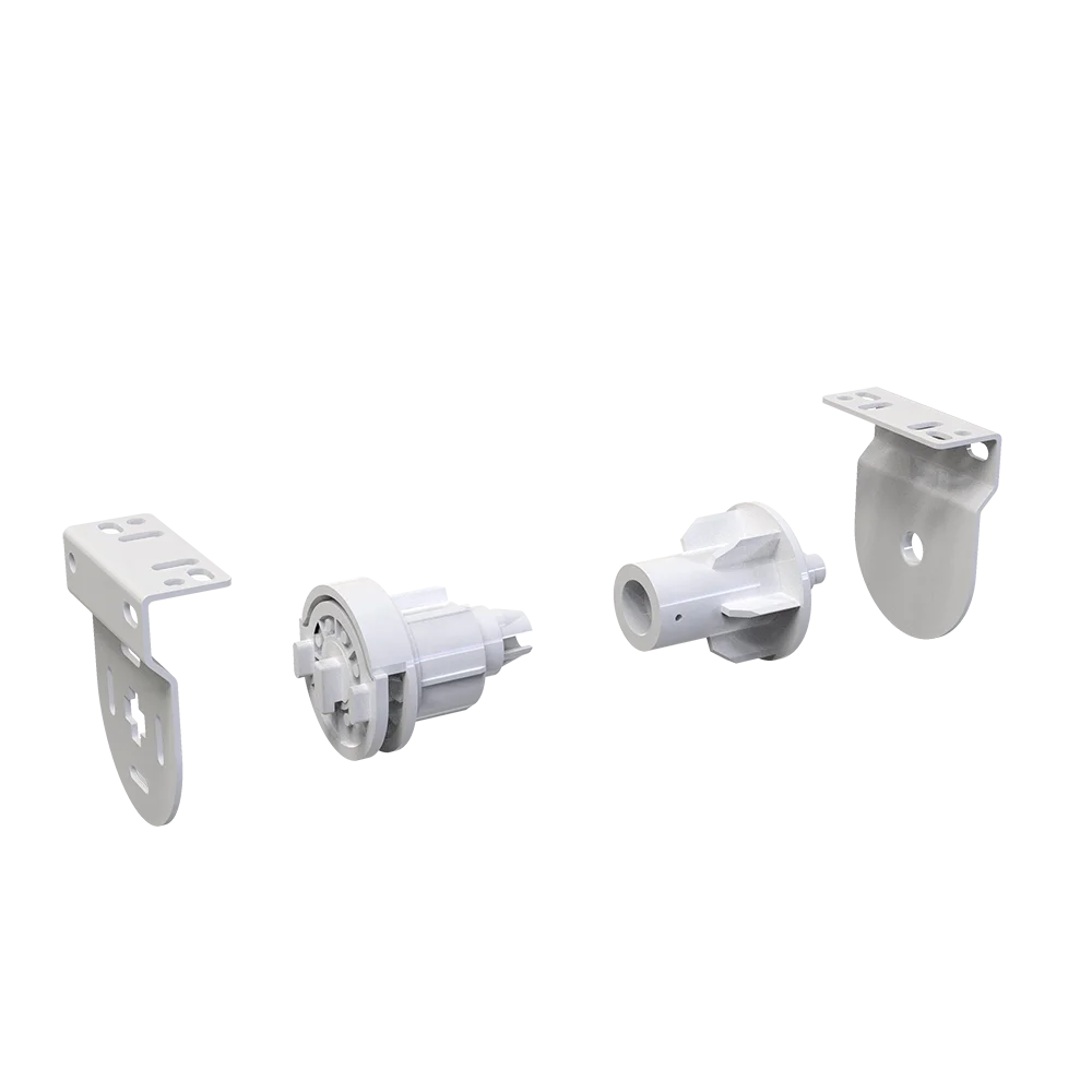 18 лет Alibaba поставщик 30 мм роликовых ставней, алюминиевая трубка RHT02-30.4-1-AF барабанное жалюзи компоненты голова трек