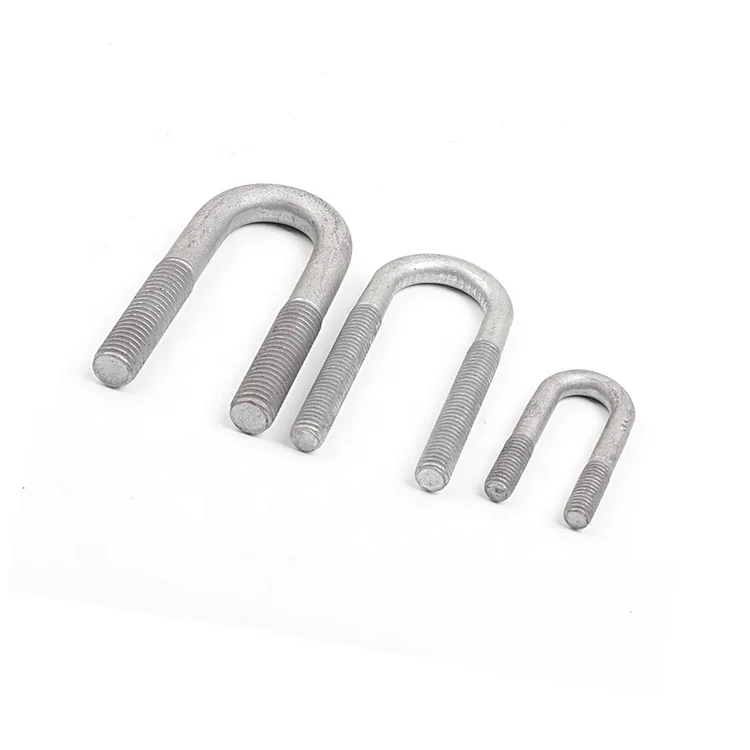 Недорогие U-образные болты с шайбой и гайкой, U-образные болты большого размера