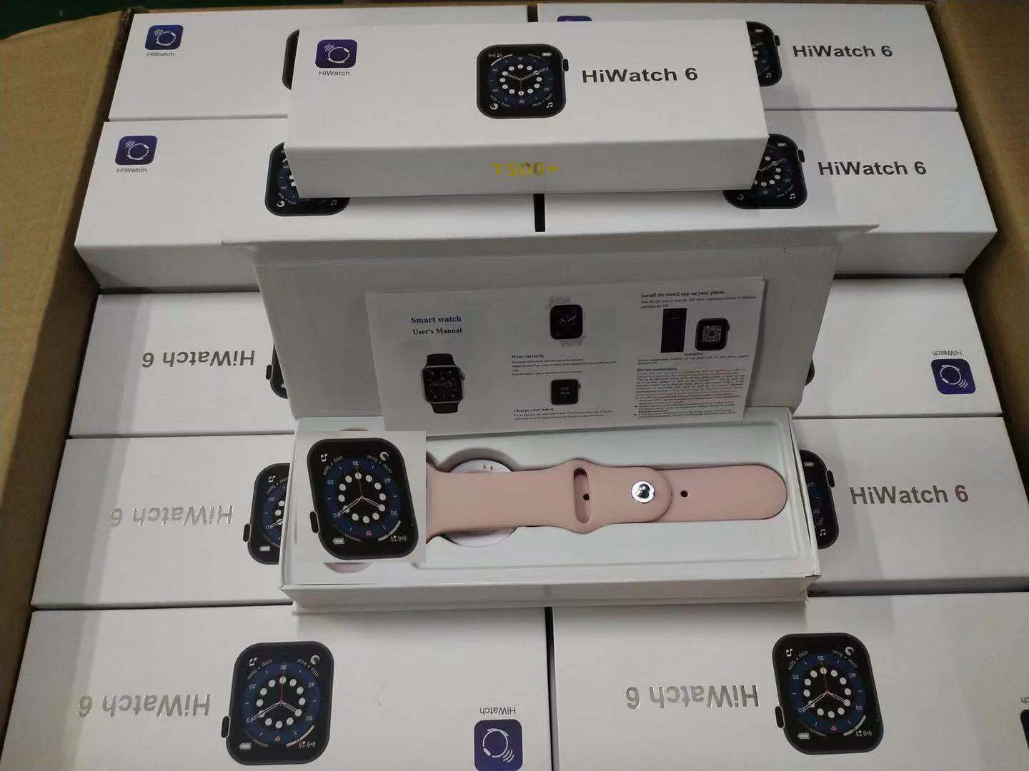 
Dropshipping 2021 Best Clone 1:1 online customized women Original display fitness sport mobile t500+ smart watch for mens 