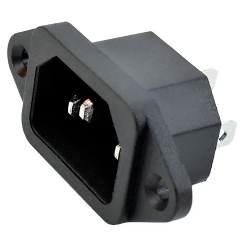 JXSJ CCC TUV CUL KC CE 10A 250V C14 AC-Power Socket ~ DB-14 / LH-14 Connector