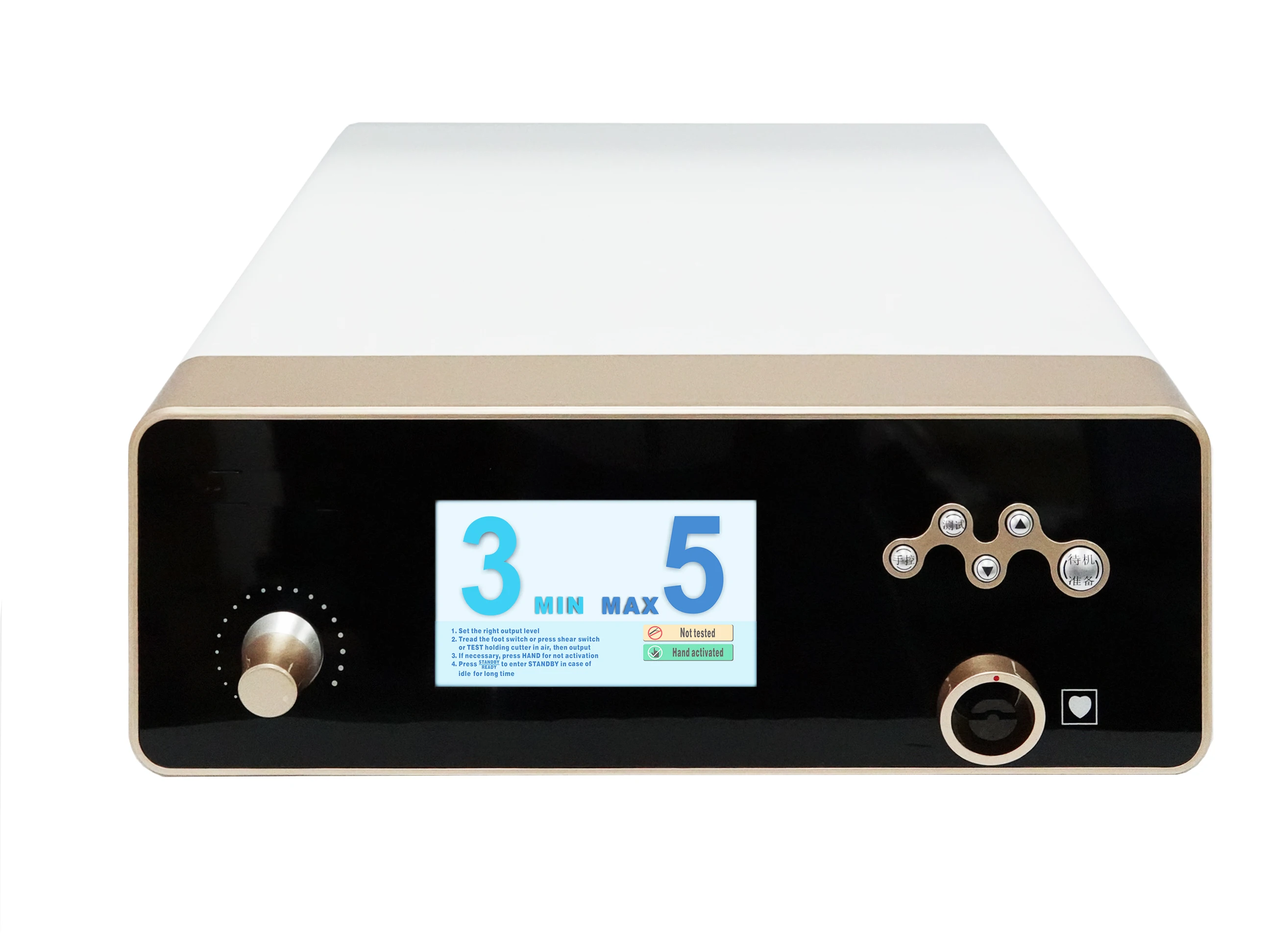 Medical professional ultrasonic generator transducer scalpel system