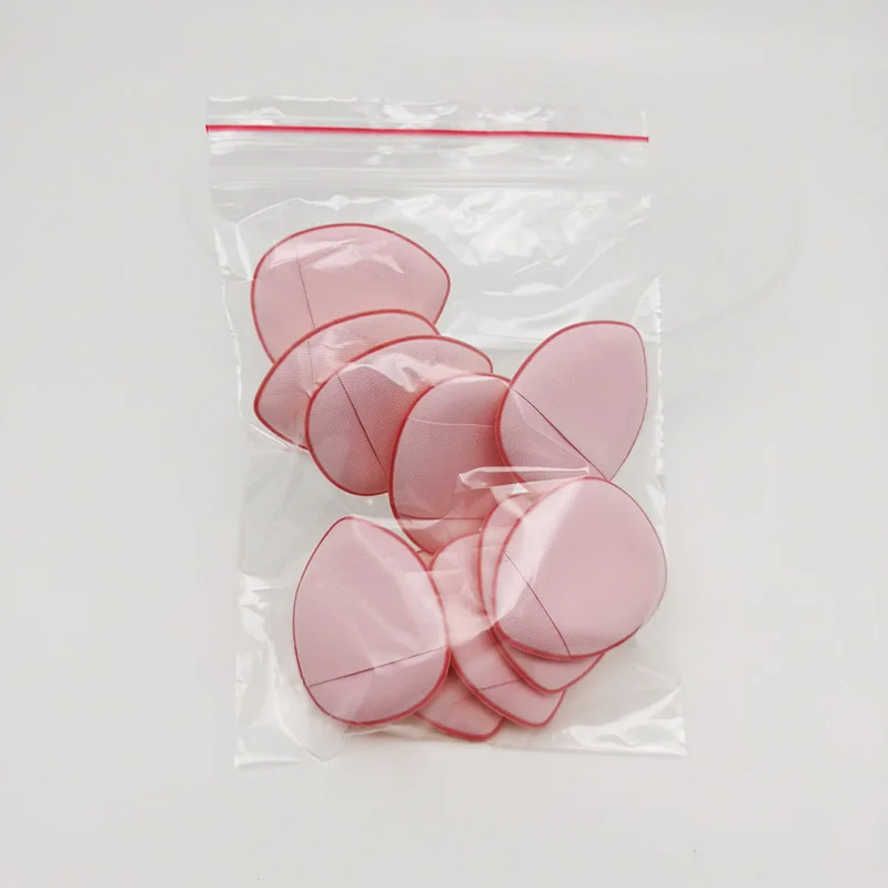 Manufacture OEM Wholesale Mini Powder Puff Sponge Cute Nude Air Cushion Soft Concealer White Finger Powder Puff