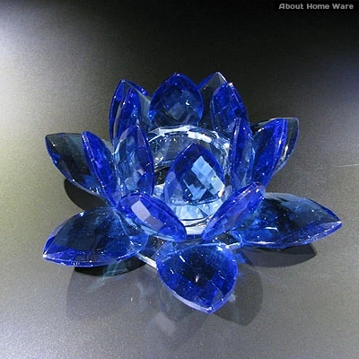 MH-H0012 High End Crystal Lotus Flower For Wedding Decoration Wedding Door Gift Wedding Guests Souvenirs