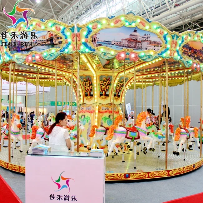 
Indoor and Outdoor Amusement Park Rides Fairground Merry Go Round Carousel for Sale 