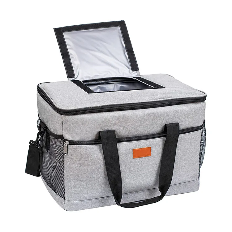 Custom Collapsible Thickened LeakProof Beach Travel Picnic Insulated Tote Bag Cooler