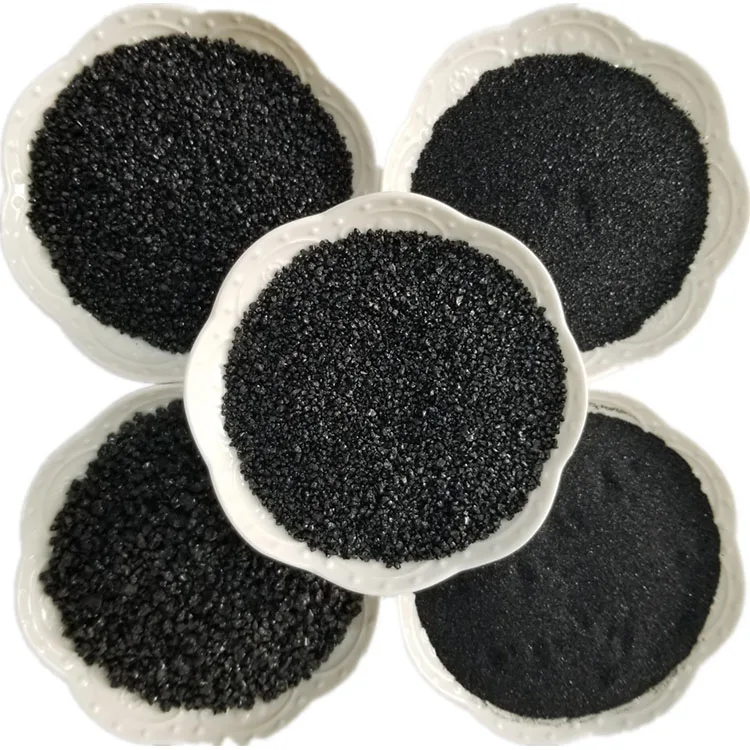 Заводская поставка, высокопрочный черный карбид кремния, эмеричный песок для износостойкого пола