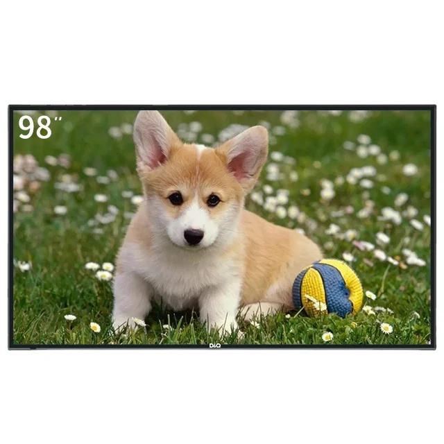 2020 Really wholesale CKD SKD opeitonal flat screen smart tv 98 inch 4k ultra hd android 9.0 television