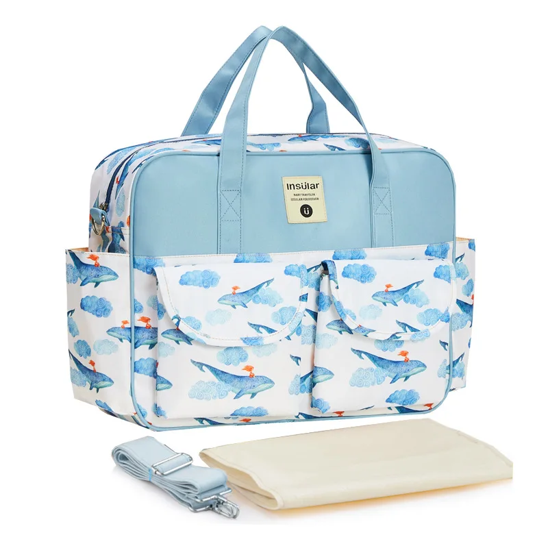 Multi functional cross body mommy bag Fashion waterproof Maternity package Handheld waiting bag