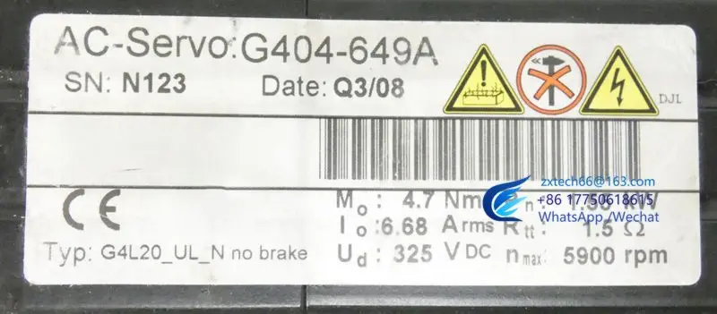 G404-649A сервомотор 1 55 кВт-_ 1bf6b4ad