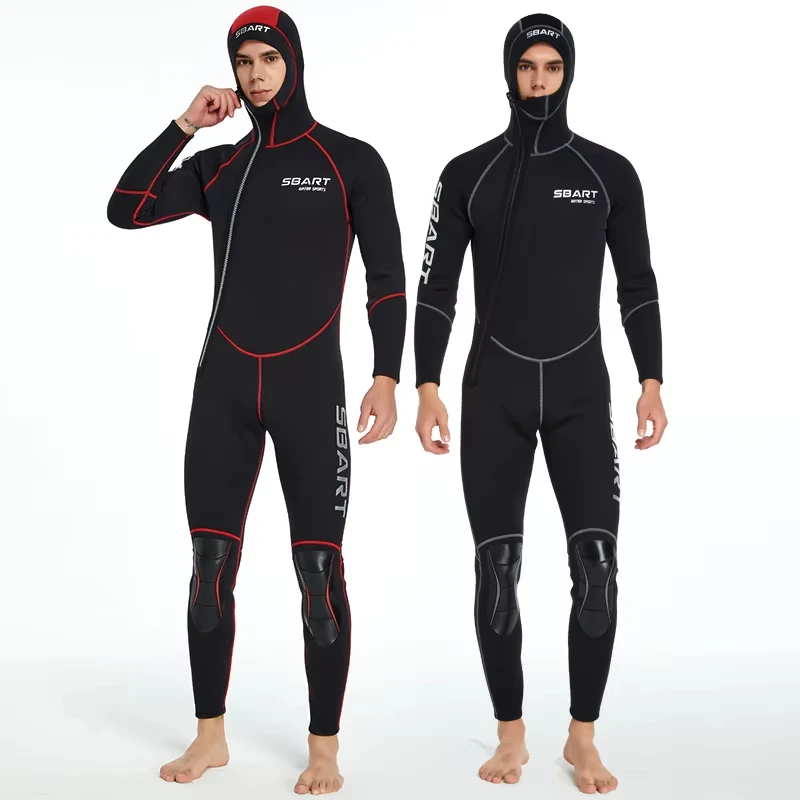 OEM Customized Two Piece Custom Wetsuit CR Neoprene 3mm Diving Suits Traje De Buceo Open Cell Diving Spearfishing Wetsuit