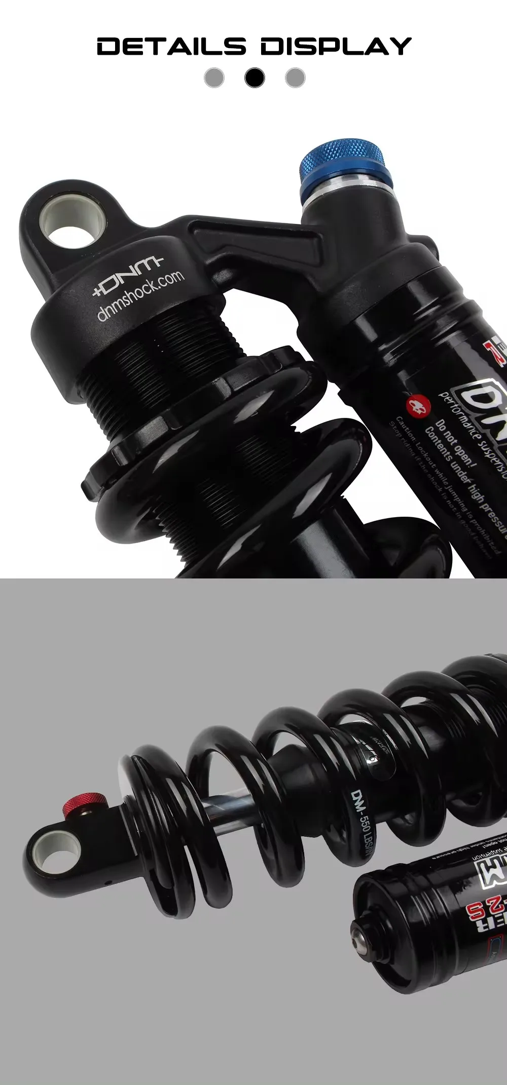 Mountain Bike Full Suspension Rear Shock Rack Absorber Bicycle Parts