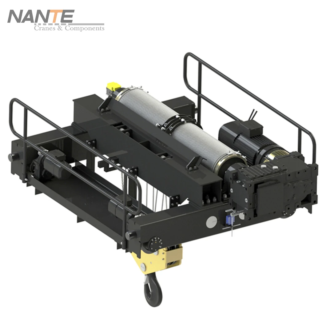China Manufacturer 100T Heavy Duty Traveling Electric Winch