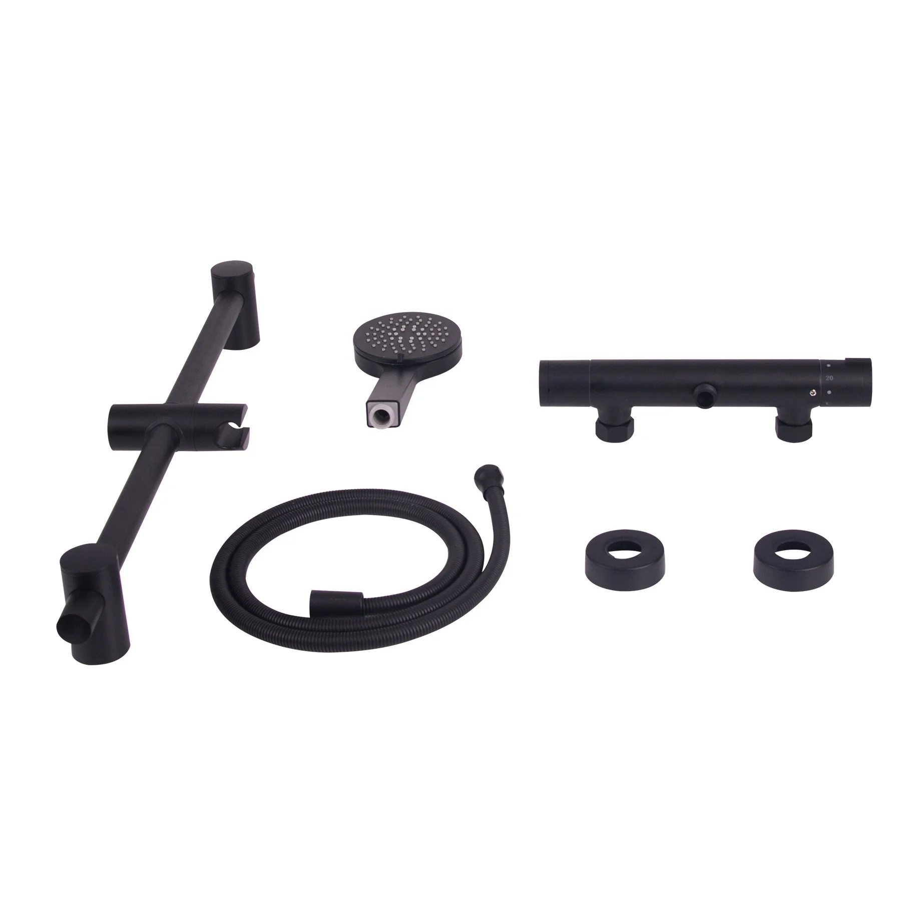 Bathroom rainfall rain adjustable connector for bath shower faucet set