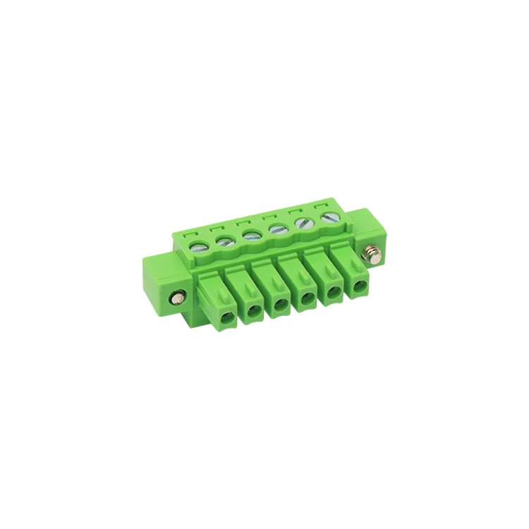 3.81mm pitch weidmuller power terminal block pluggable terminal block connector With ears