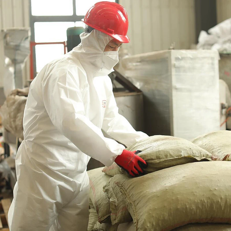 coverall work wear coverall type 5 6 nonwoven protect clothing coverall suit disposable