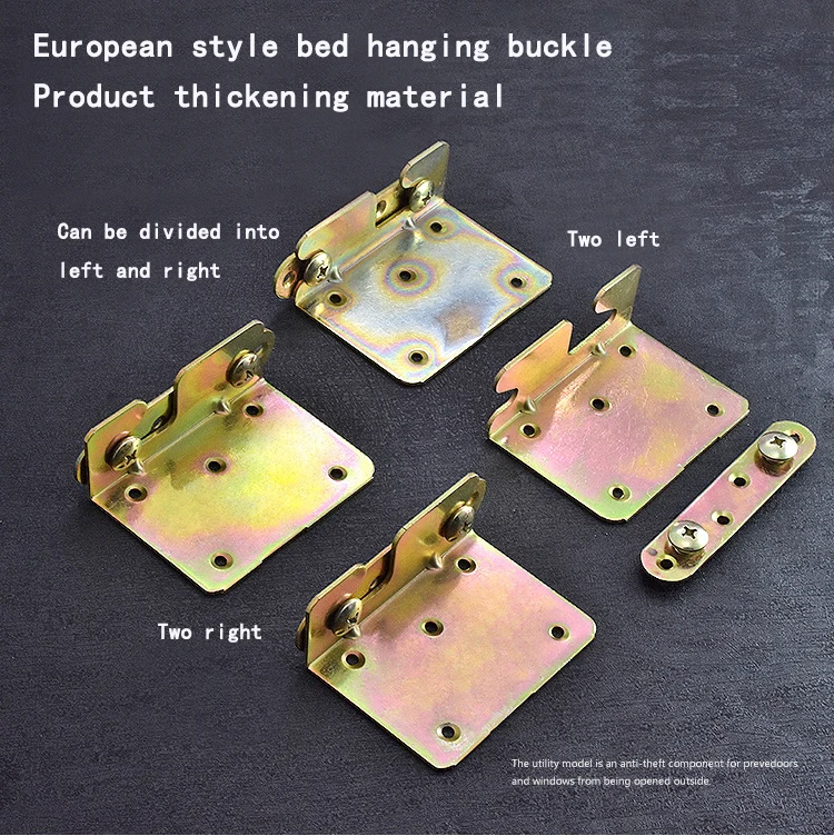 Factory direct sale right angle sofa bed bracket for connection