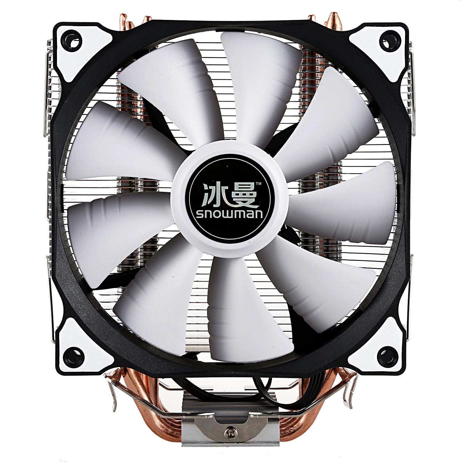 SNOWMAN CPU Cooler 4 Pure Copper Heat-pipes freeze Tower Cooling  computer CPU COOLER
