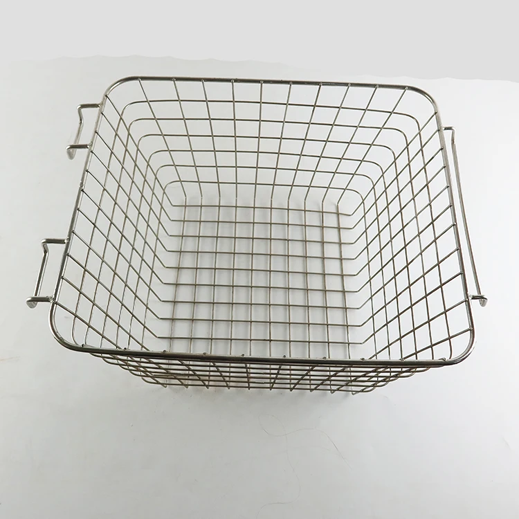 Customized Stainless Steel 304 Organizer Wire Basket for Shelves Wire Mesh Basket Metal Wire Kitchen Storage Basket