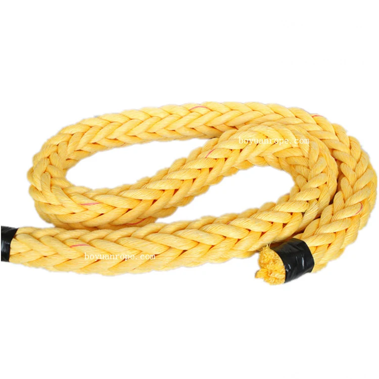 Wholesales High Strength PP Rope 8/12 Strands Mooring Rope Polypropylene Mooring Ropes for Big Ships