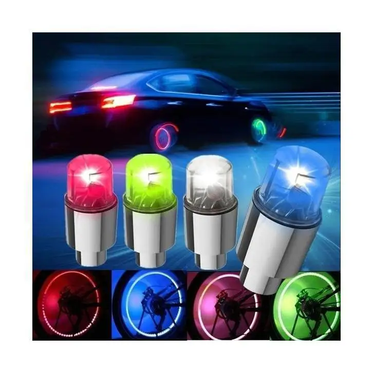 2/4 Pcs Car Wheel Led Light Tire Led Wheels Light Cars With Colorful Motorcycle Wheel Sensation Lights Car