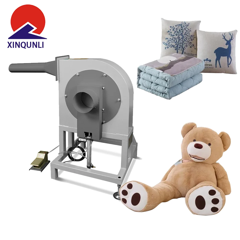 Home Textile Doll and Pillow Filling Machine / Pillow Stuffing Fiber Opening Stuffer Machine Production Line