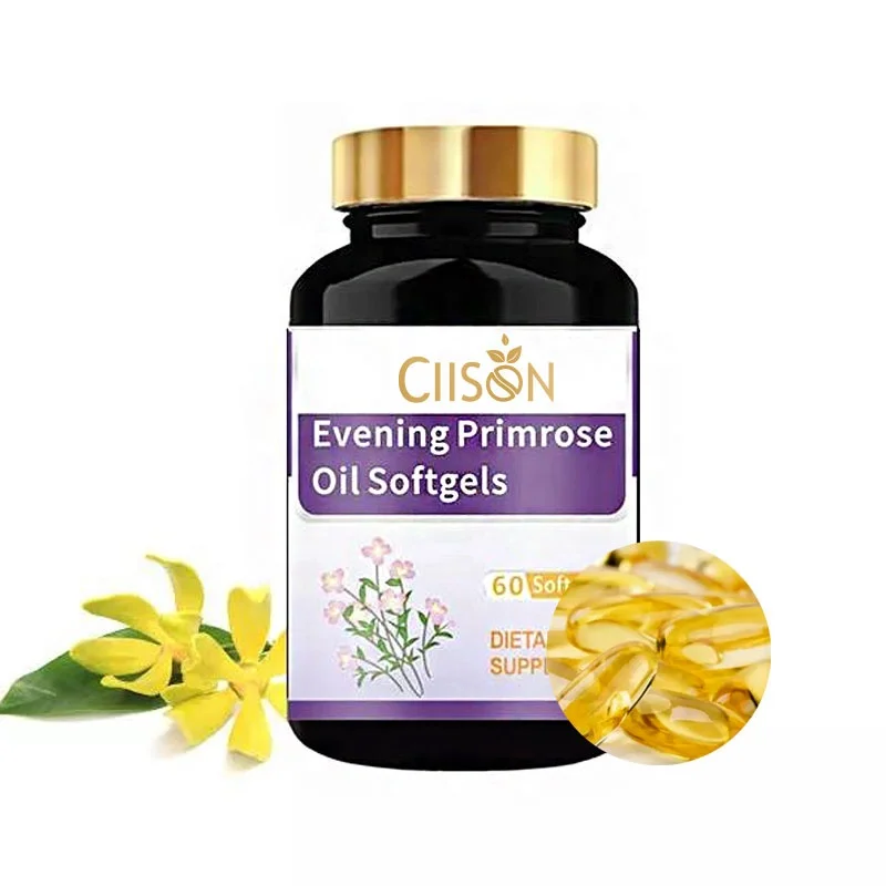 High purity No preservatives female Health supplement 1000 mg Evening Primrose seed Oil softgel capsules