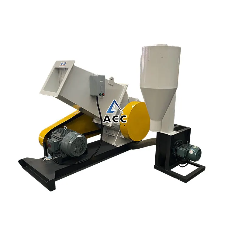 High quality Low noise SWP400 Hard  plastic crusher plastic pipe crusher for PVC/PE pipe