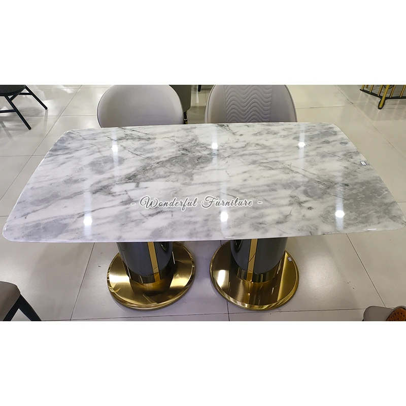 New Popular Contemporary Dining Table Modern Restaurant Kitchen Dining Tables With Chair