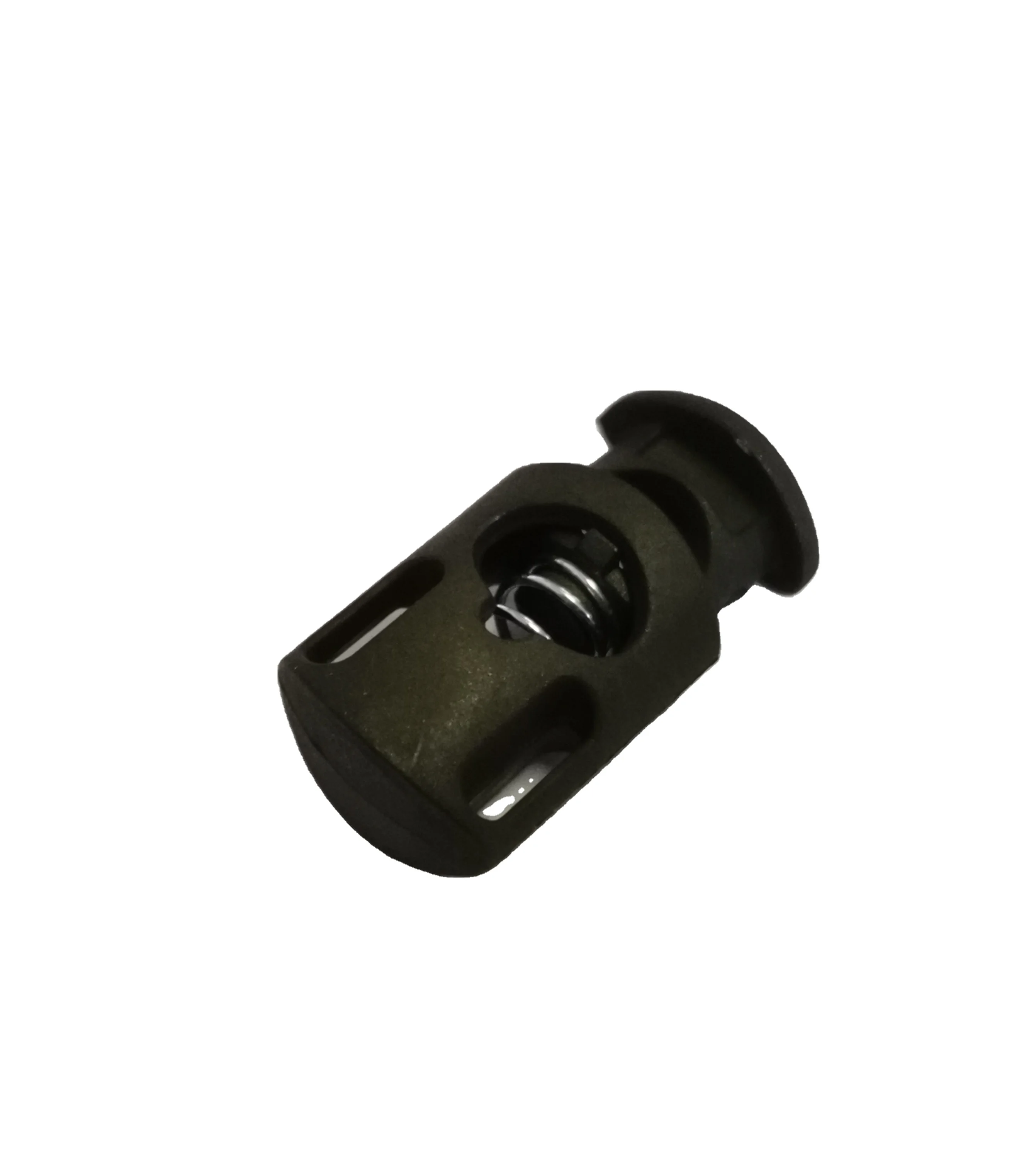 Adjustable Cordless Adjustable Cord Lock Stopper Cord Plastic Plating Metal Elastic Nickel-free Washable Cordless Spring
