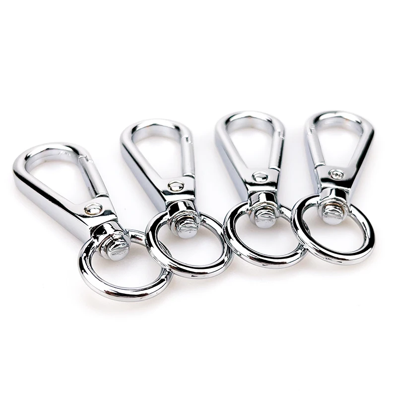Wholesale 13/15/20mm O Ring Metal Spring Bag Buckle Swivel Bag Accessories Webbing Carabiner