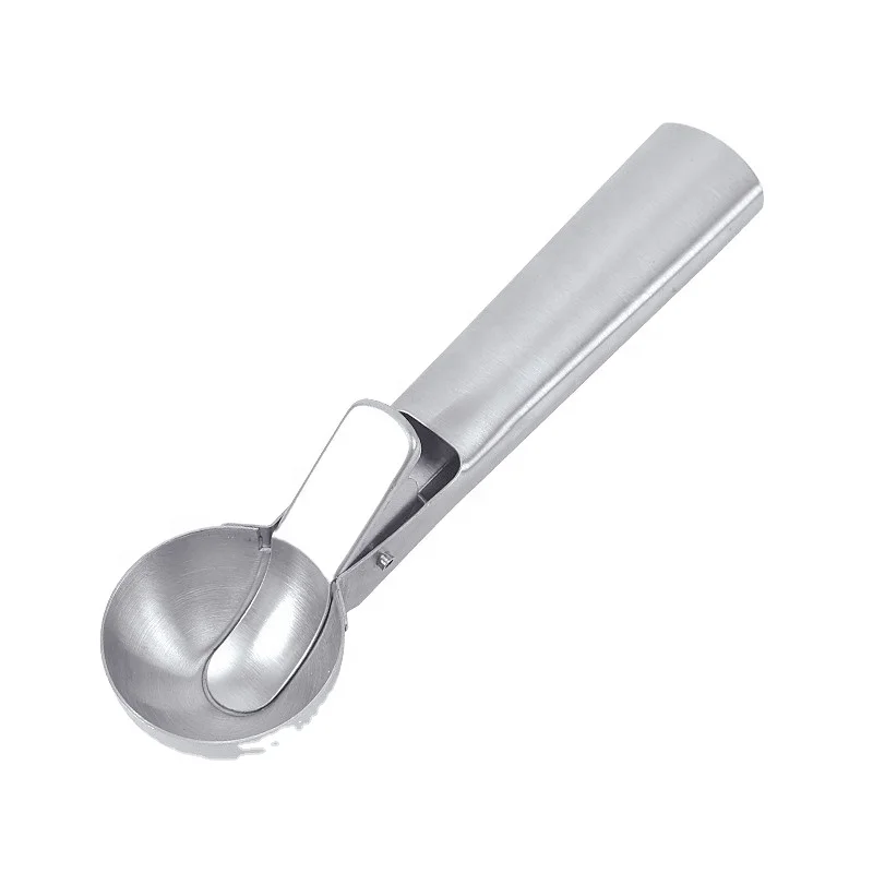 New stainless steel ice cream scoop food ball scoop fruit ice cream scoop kitchen tools