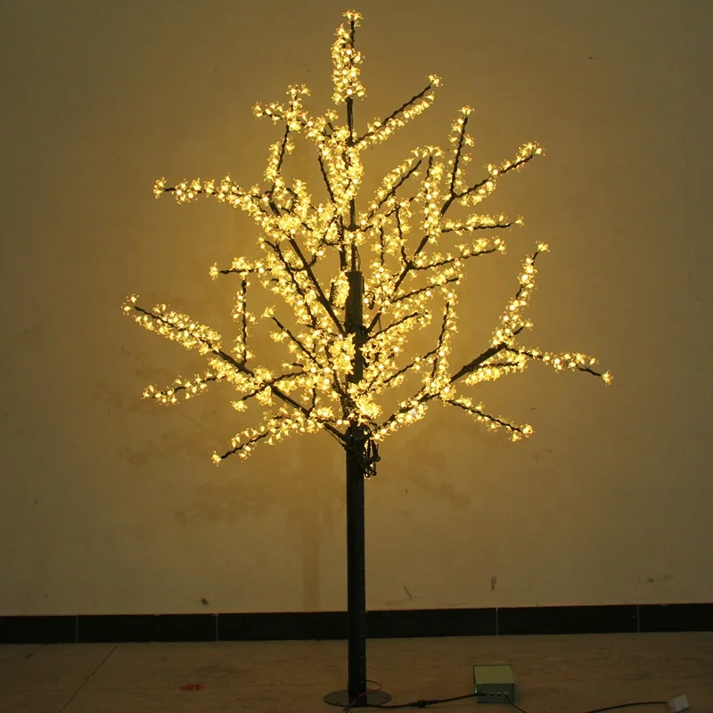 LED lighted large outdoor artificial cherry blossom trees for decoration