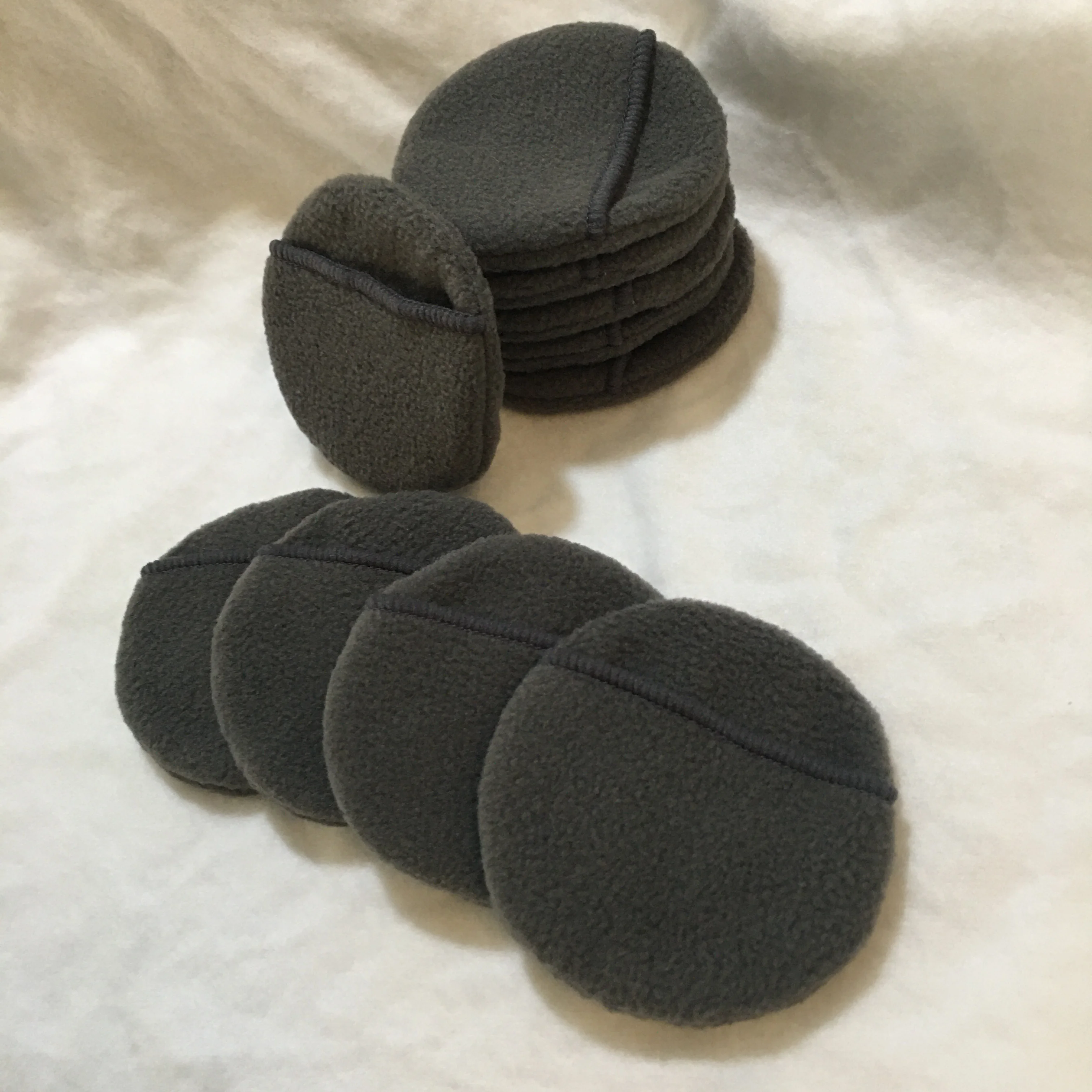 100% Zero Waste Bamboo Makeup Remover Pads Reusable Cotton Pads Round Makeup Cleaning Pads