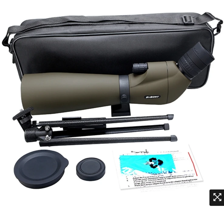 SV401 20-60x80 Spotting Scope Army Green For Birdwatching Hunting
