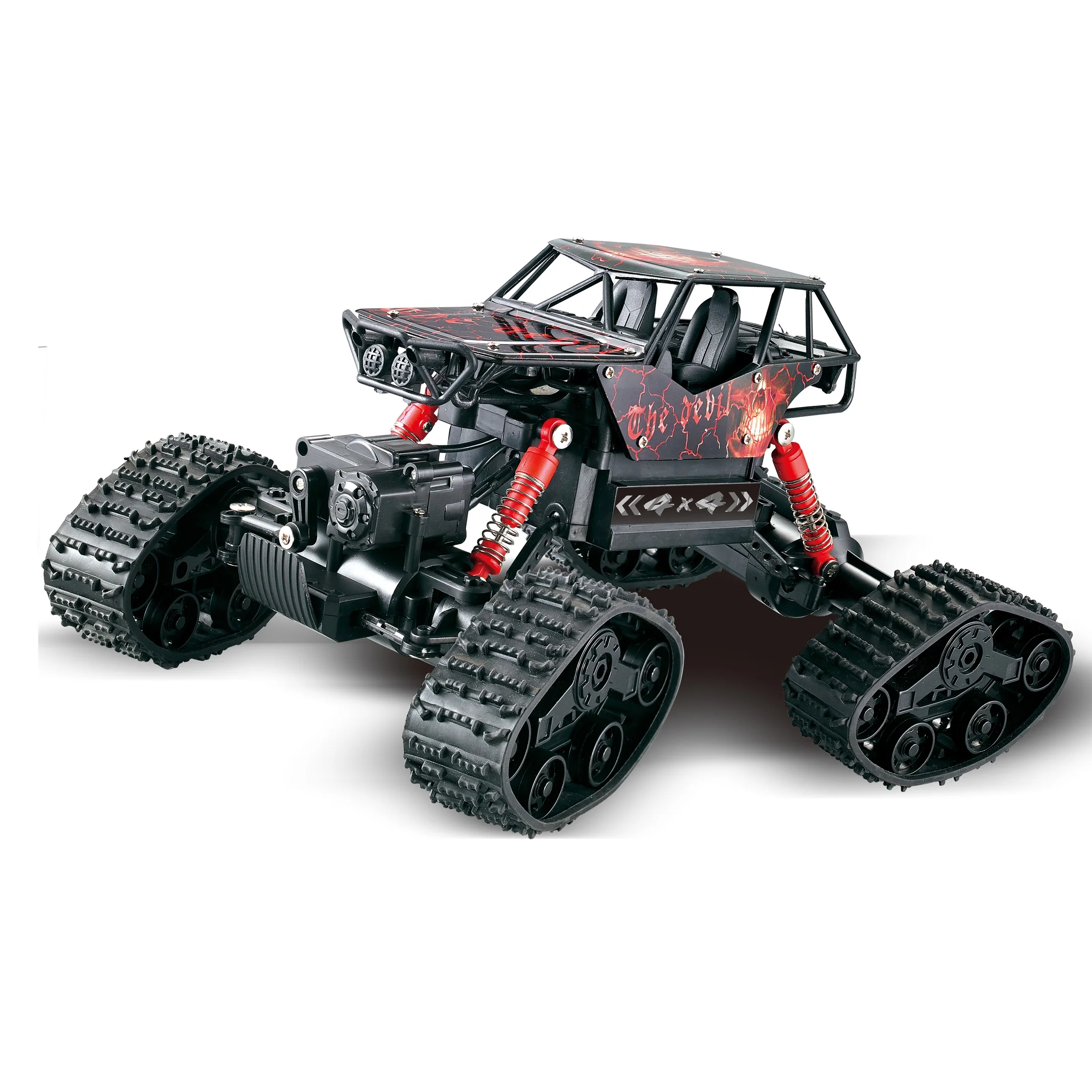 
Hot Sale 1/16 Scale 2.4Ghz 4WD Car RC Metal DIY Tire All Terrain Rock Crawler Truck RC Car Toy 