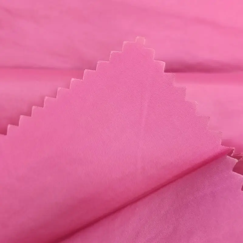 Seamless Emboss Channel Fabric 100% Nylon 20D Tissue Taffeta Double Layer Fabrics For Winter Down Jacket