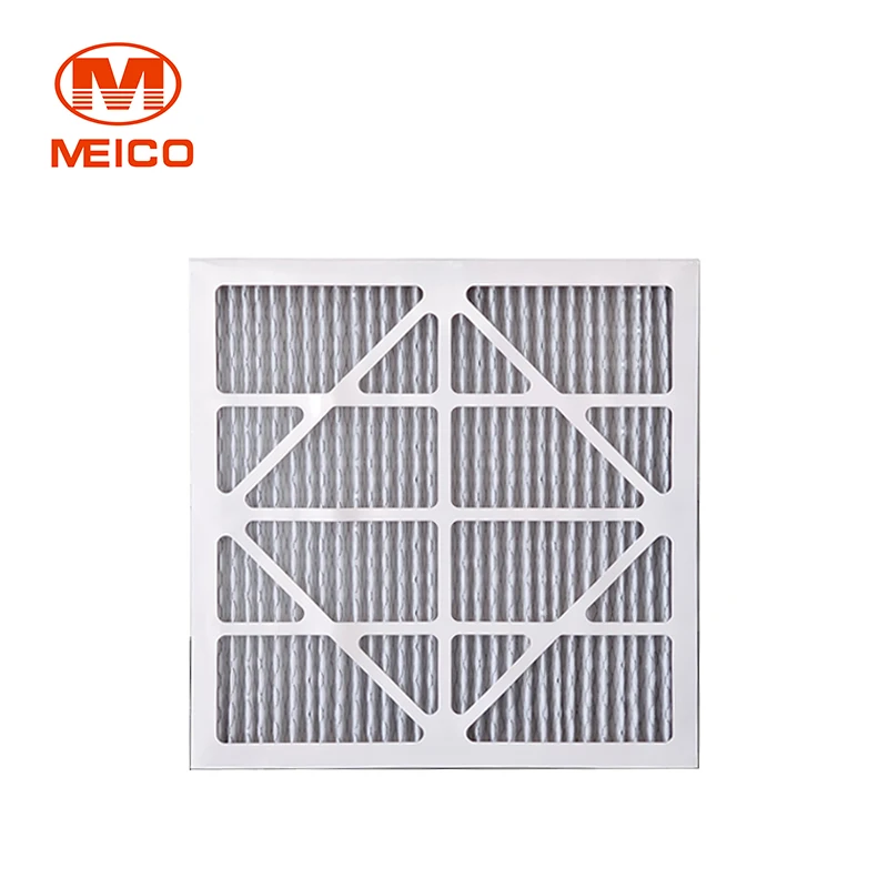 Настраиваемые размеры MERV 6-14 плиссированные HVAC печи воздушный фильтр для домашнего использования и производства включает компоненты углеродного сердечника