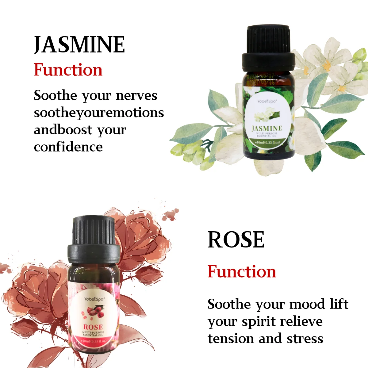 Wholesale Bulk Essential Oil Organic Natural Private Label Aromatherapy 10ml Pure Water-soluble Fragrance essential Oil set