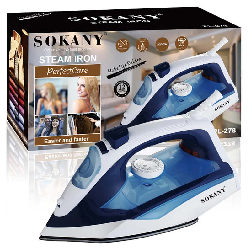 Handheld Electric Steam Iron for Home Portable Clothes Garment Steamer Lint Remover