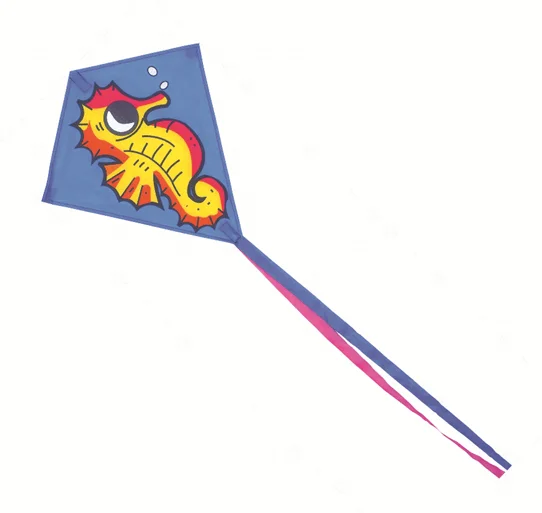 Easy flying kids kite Diamond rainbow  kite for promotional