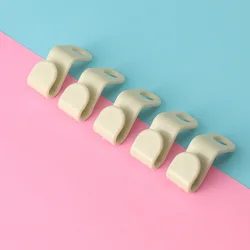 100pcs/bag Space Saving Clothes Hanger Connecting Hook Folding Storage Artifact Multi-layer Series Small Plastic Hook