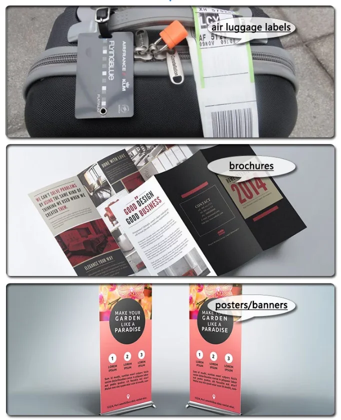 Tear Resistant Catlogue Paper  GP100mm Synthetic Paper