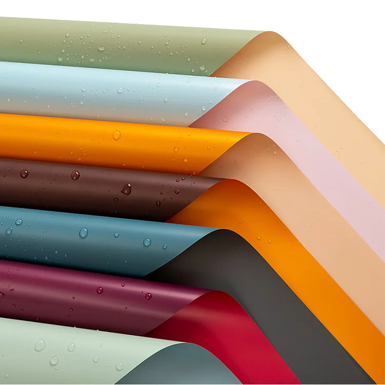 Two-Color A4 Size Coated Wrapping Paper Custom Floral Bouquet Tissue for Gift Packaging for Flowers Wrapping