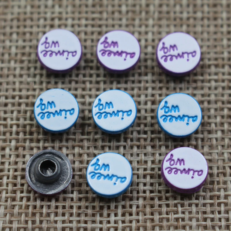 wholesale custom logo fashion design concave decorative studs and rivets