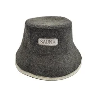 Wool Felt Sauna Hat for Men and Women, Heat Resistant Shower Cap for Men and Women, Head Protection